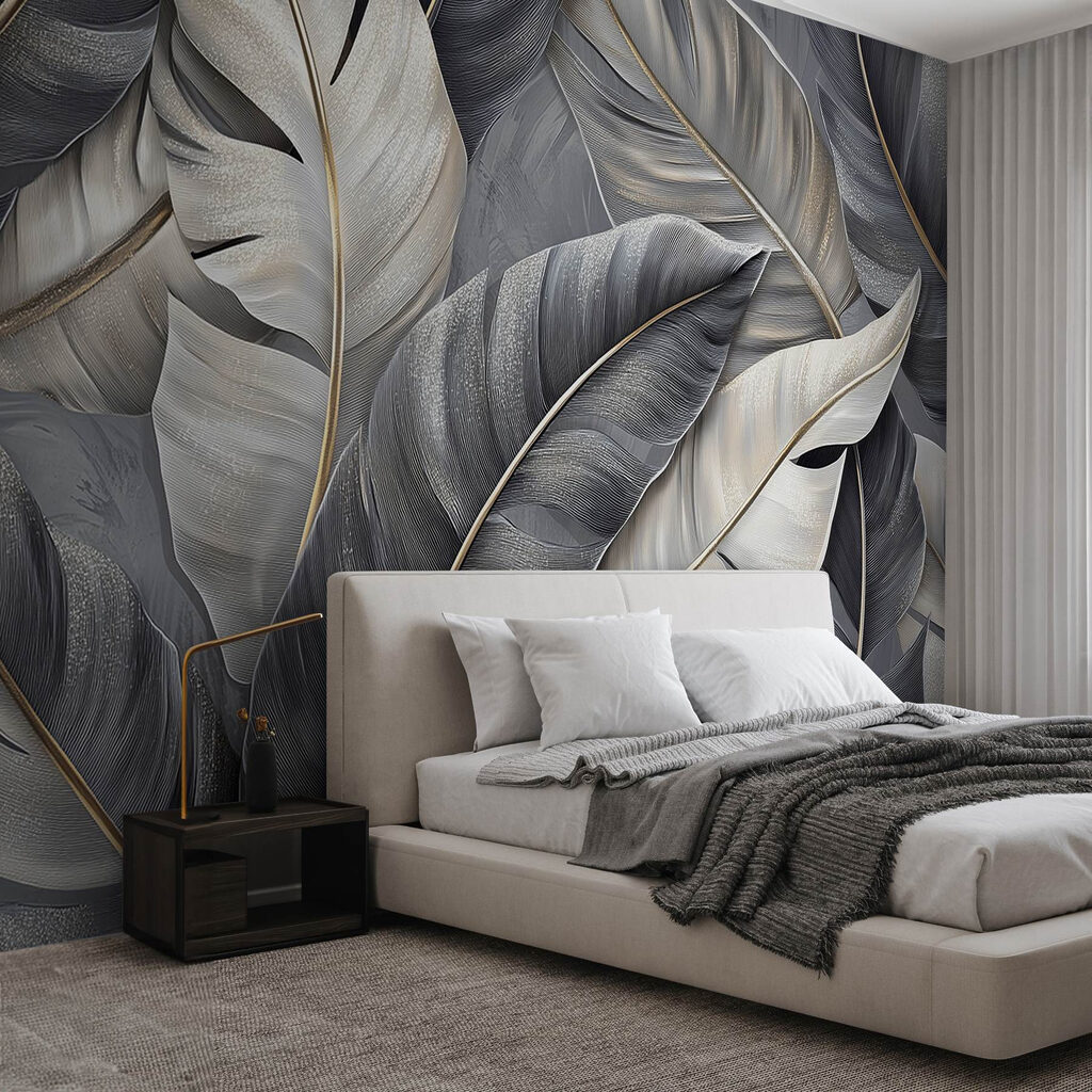 Blätter mit goldenen Adern — Interieur 1