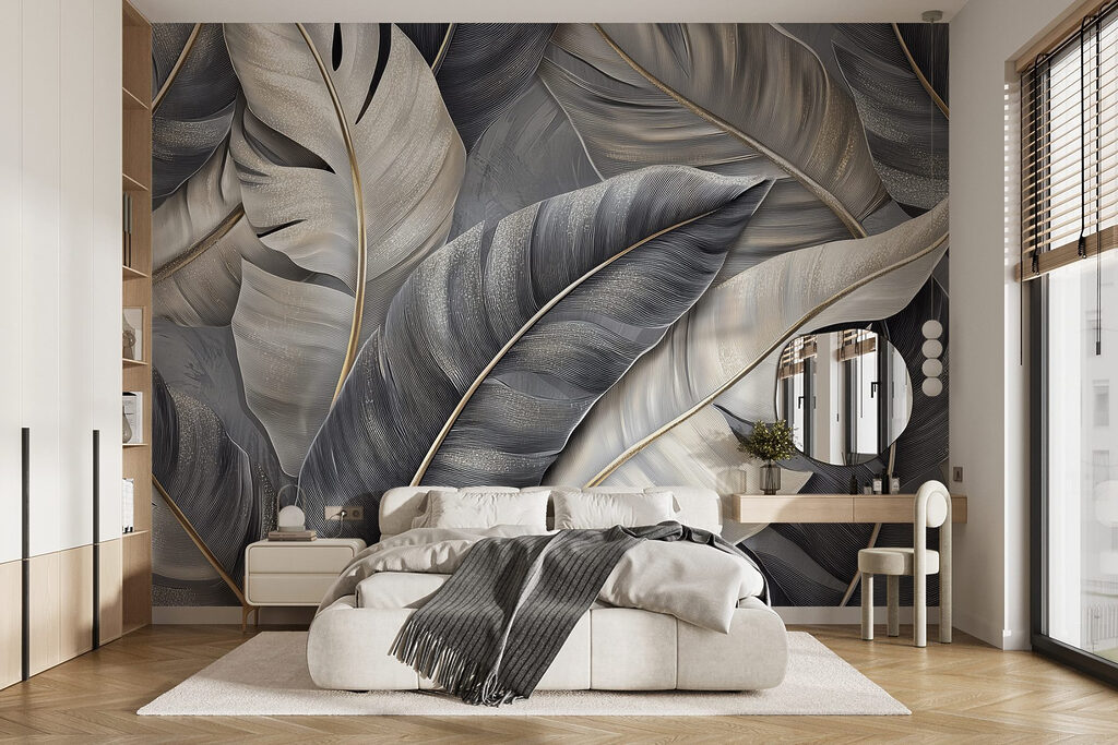 Blätter mit goldenen Adern — Interieur 2