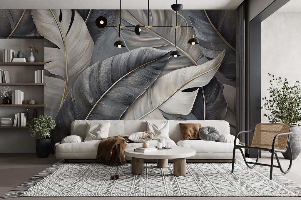 Blätter mit goldenen Adern — Interieur 3