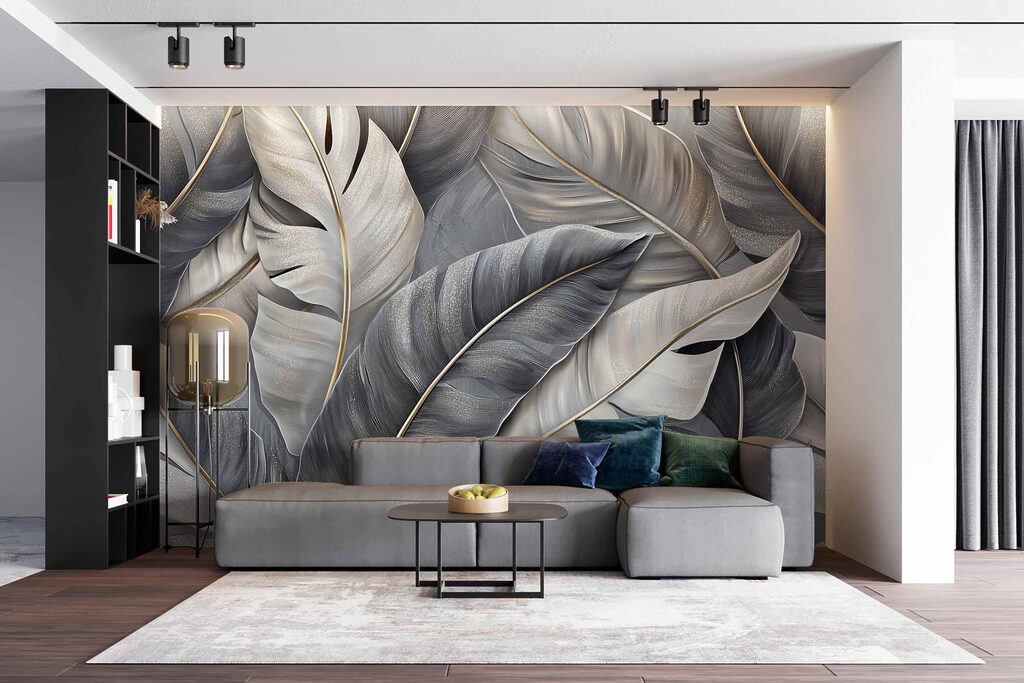 Blätter mit goldenen Adern — Interieur 5
