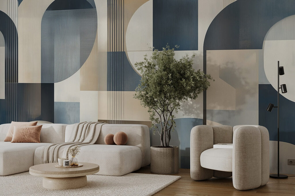 Blaue und goldene Bögen — Interieur 2