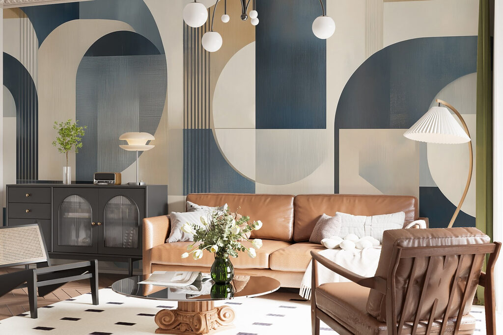 Blaue und goldene Bögen — Interieur 4