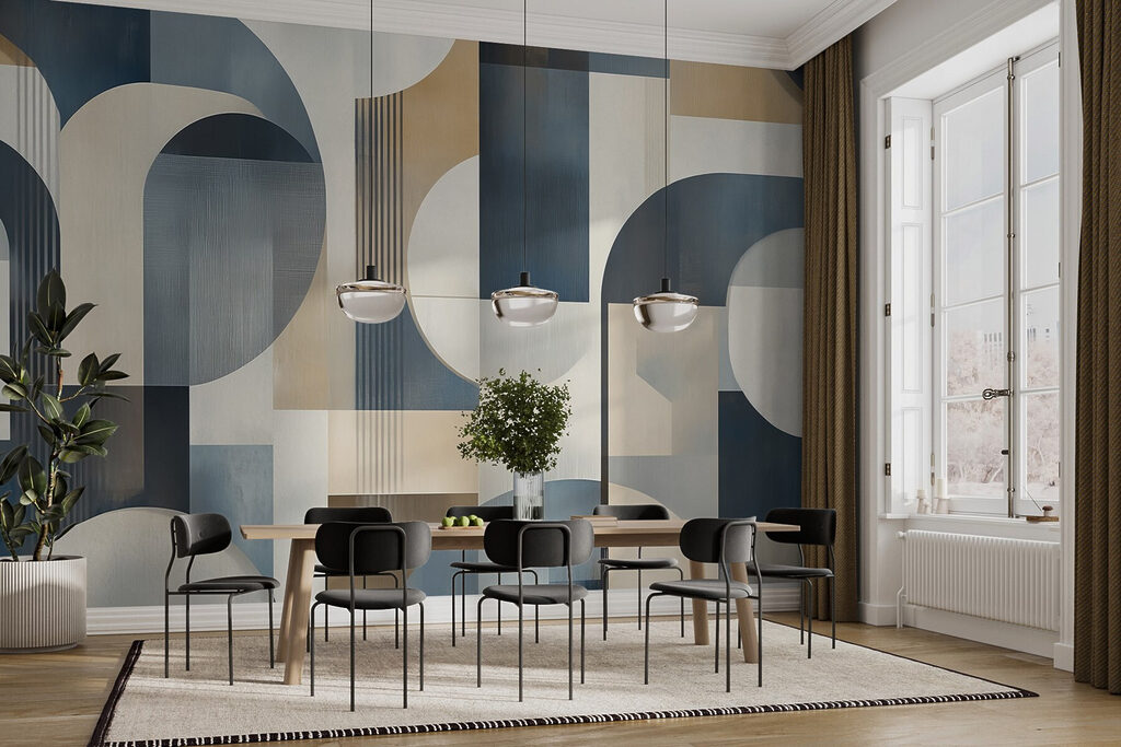 Blaue und goldene Bögen — Interieur 5