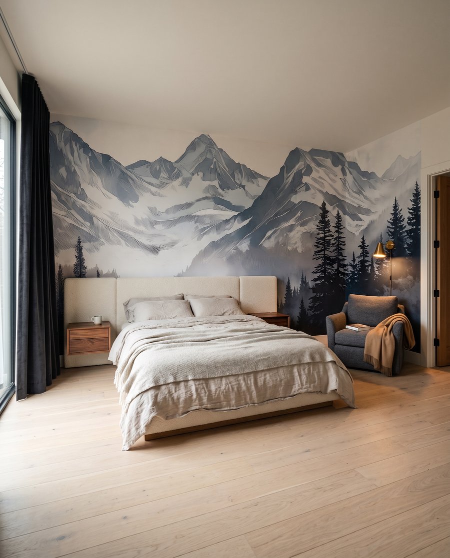 Stille Bucht vor Schneebergen — Interieur 2