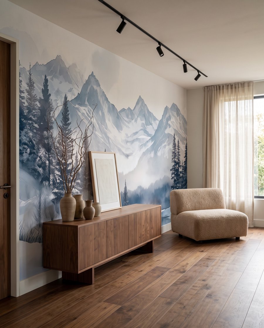 Stille Bucht vor Schneebergen — Interieur 4