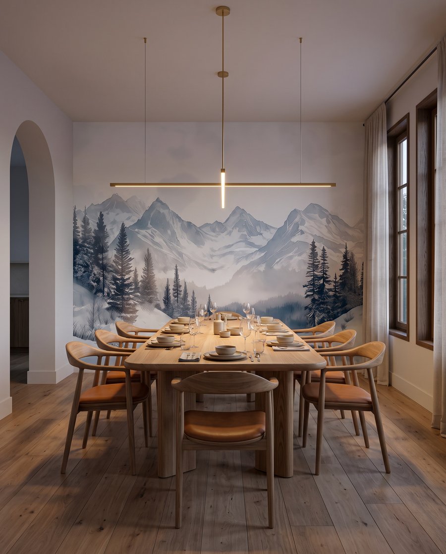 Stille Bucht vor Schneebergen — Interieur 6
