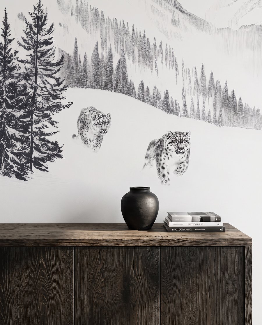 Vögel über weißen Gipfeln — Interieur 5