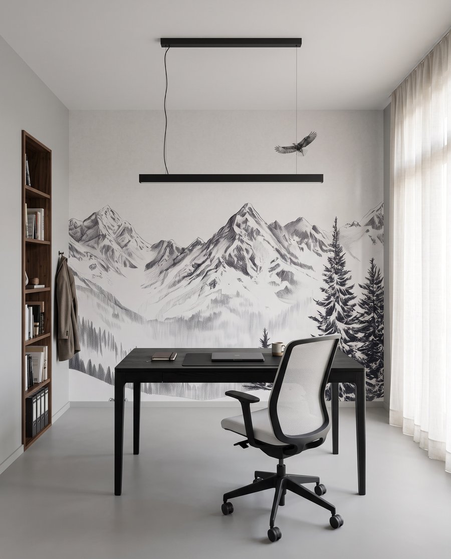 Vögel über weißen Gipfeln — Interieur 6