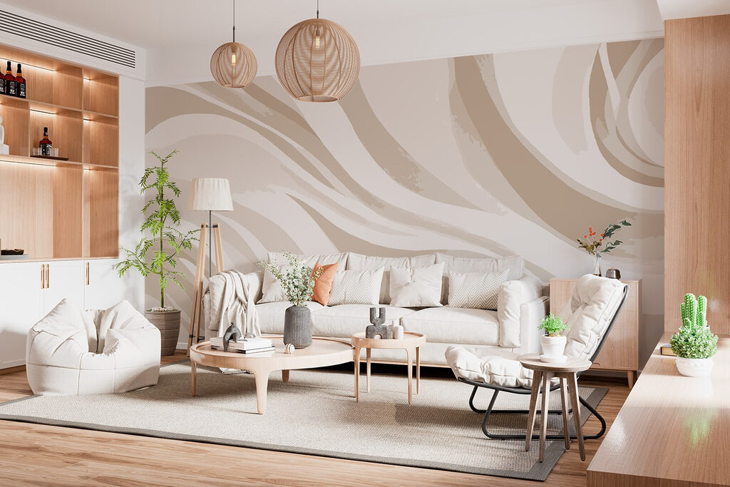 Gegenläufige Farbbahnen — Interieur 1