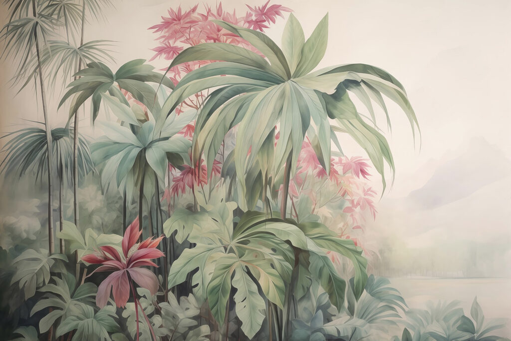Verborgener Garten — ganzes Design