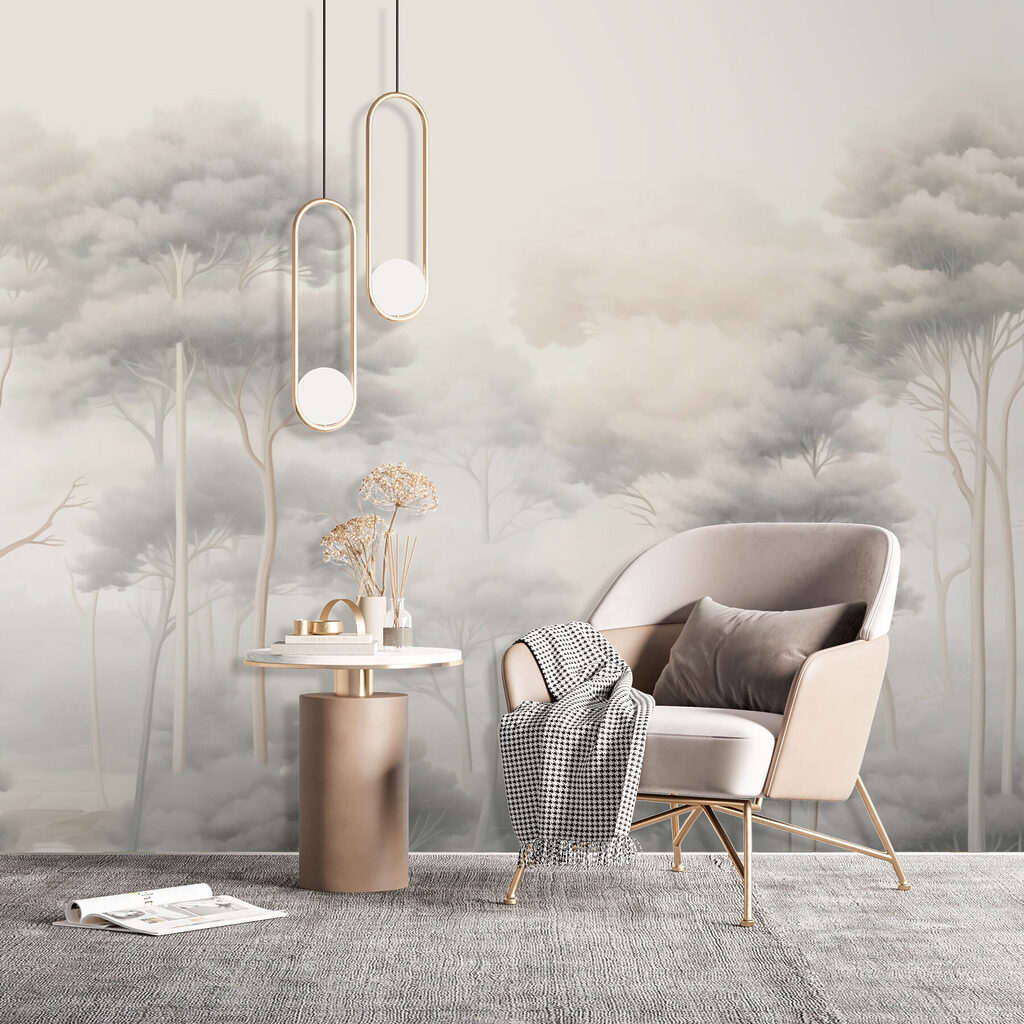 Bäume im Morgennebel — Interieur 1