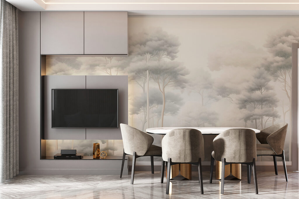 Bäume im Morgennebel — Interieur 2