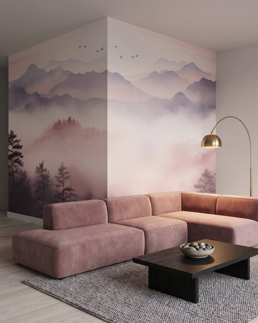 Bergtal im rosa Nebel — Interieur 5