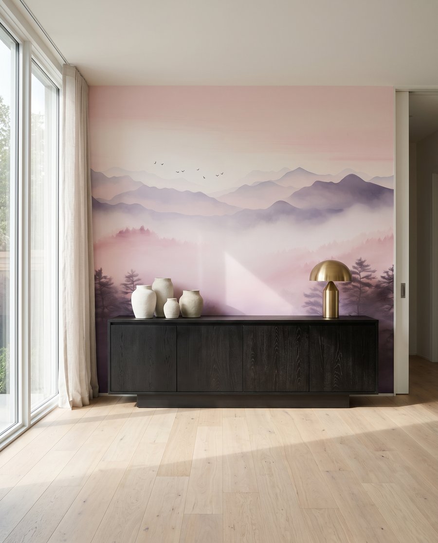Bergtal im rosa Nebel — Interieur 7