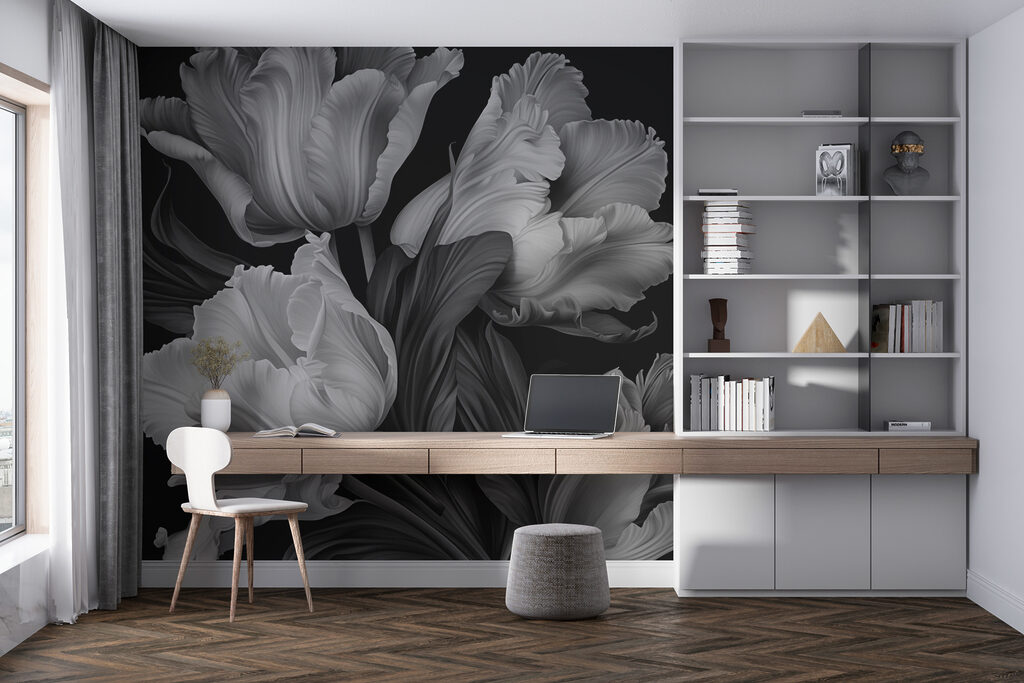 Blüten im sanften Kontrast — Interieur 1
