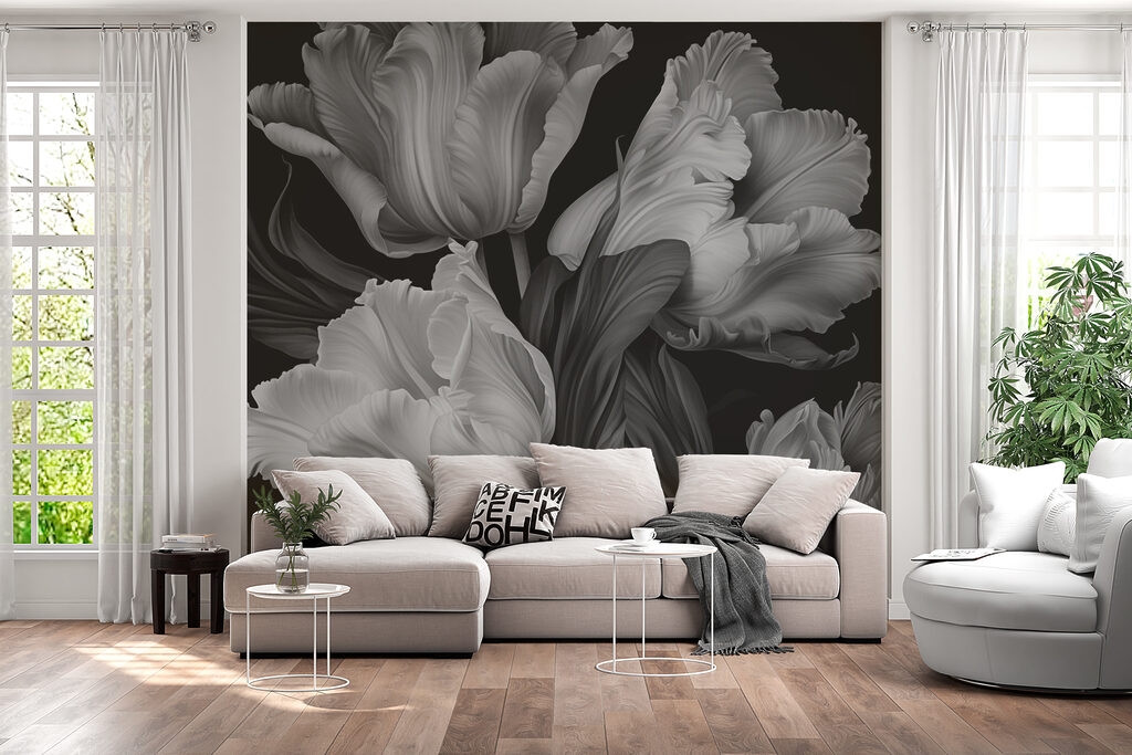 Blüten im sanften Kontrast — Interieur 2