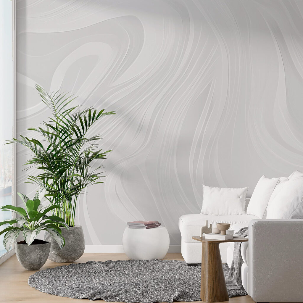 Bänder in Schleifen in einem Interieur