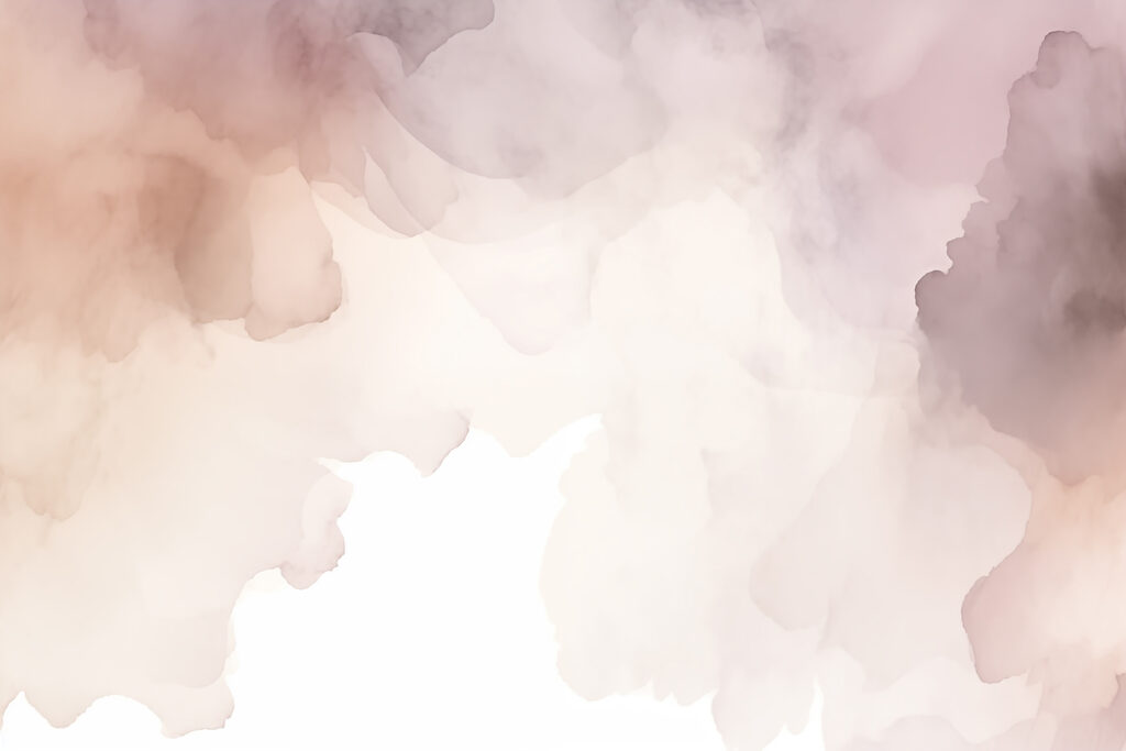 Rosa Aquarellwolken — ganzes Design