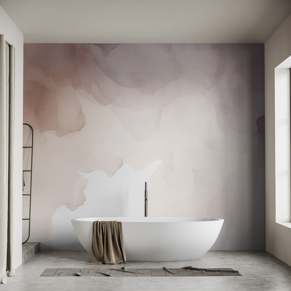 Rosa Aquarellwolken — Interieur 2