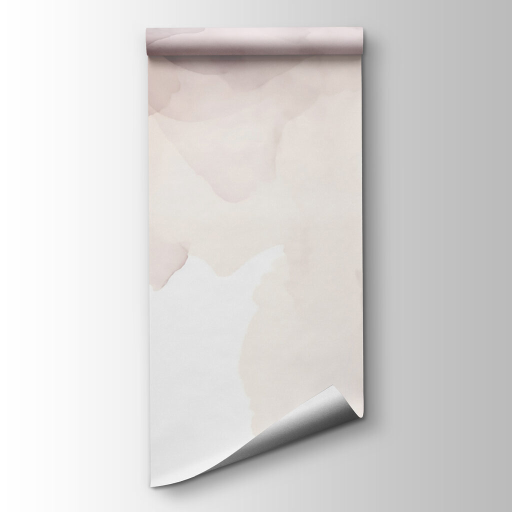 Rosa Aquarellwolken — Produktansicht