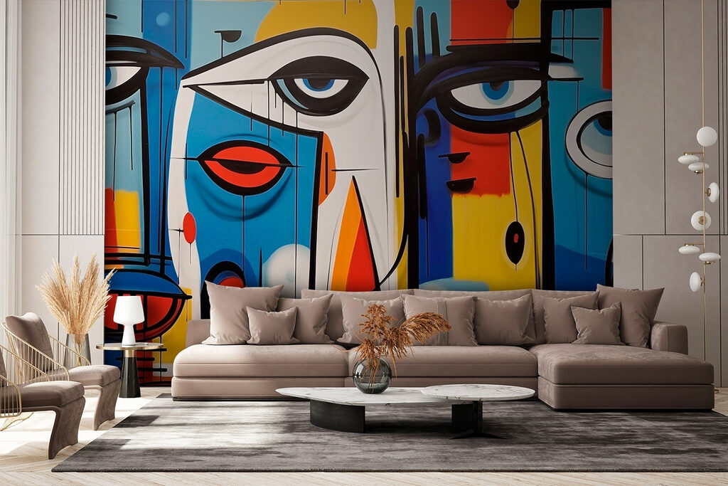 Stilisierte Gesichter — Interieur 1