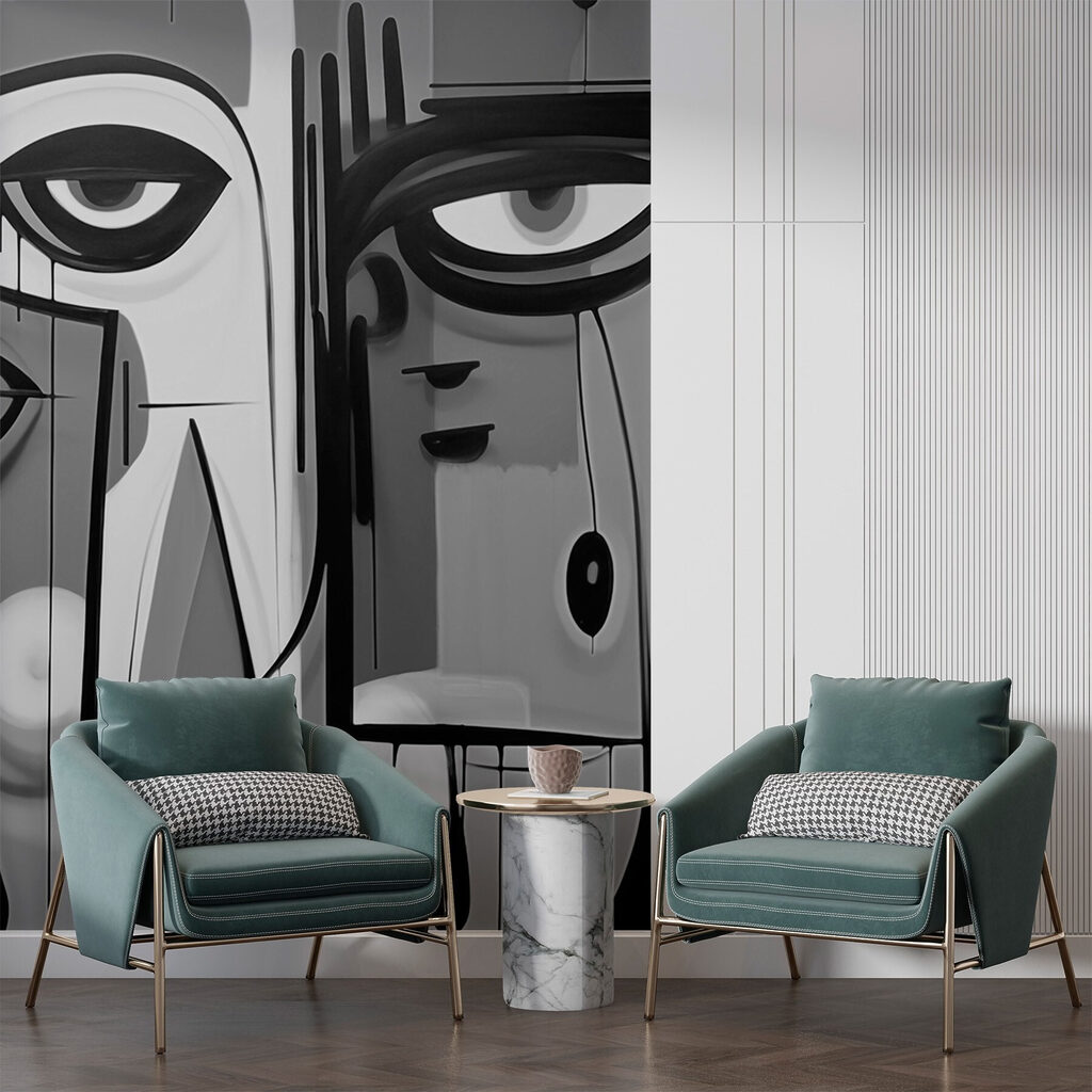 Stilisierte Gesichter — Interieur 1