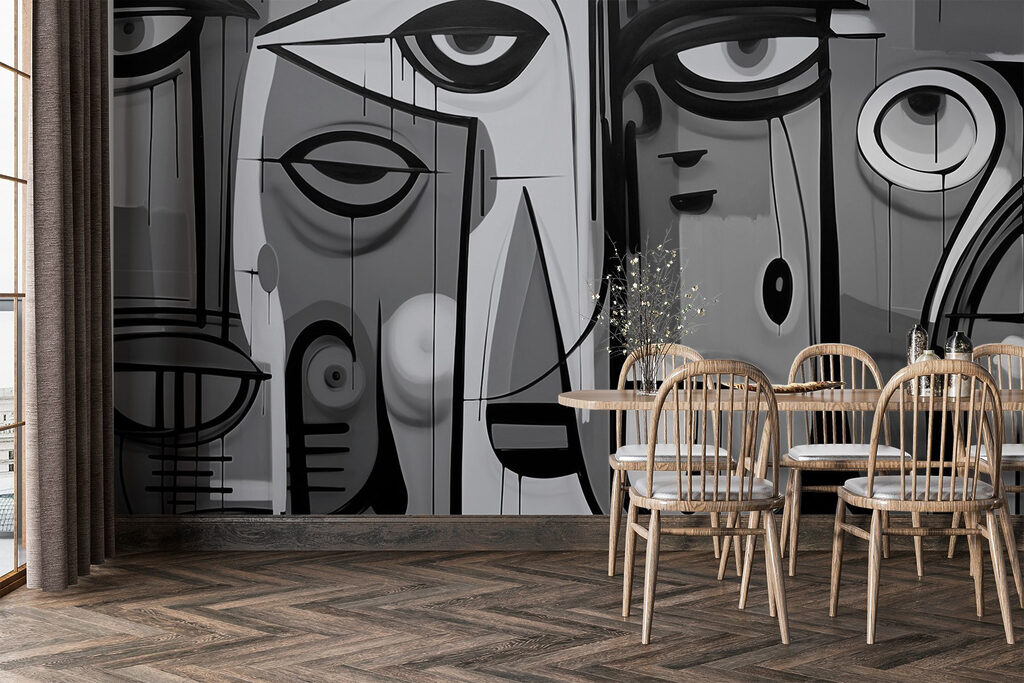 Stilisierte Gesichter — Interieur 3