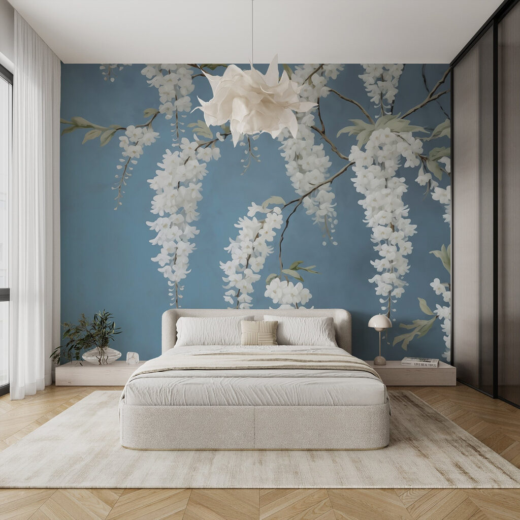Weiße Blütentrauben — Interieur 1