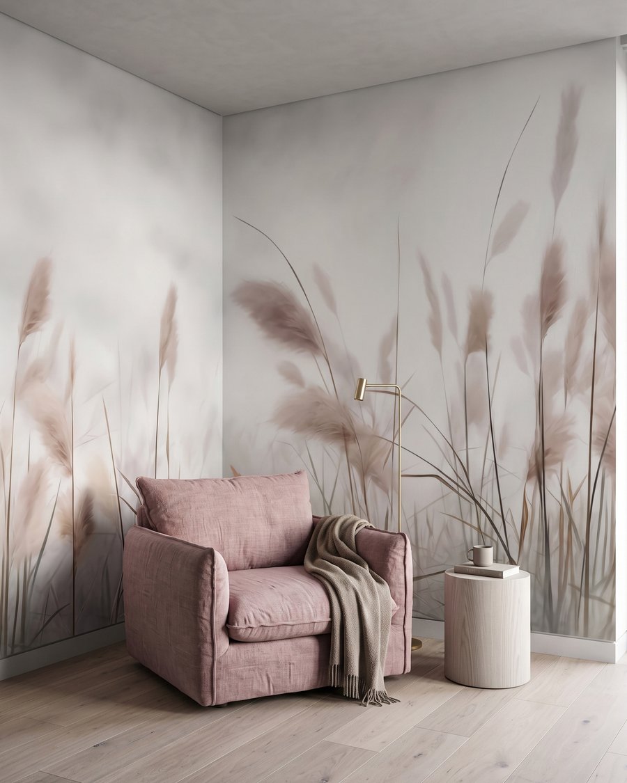 Braune Rispen im Dunst — Interieur 2