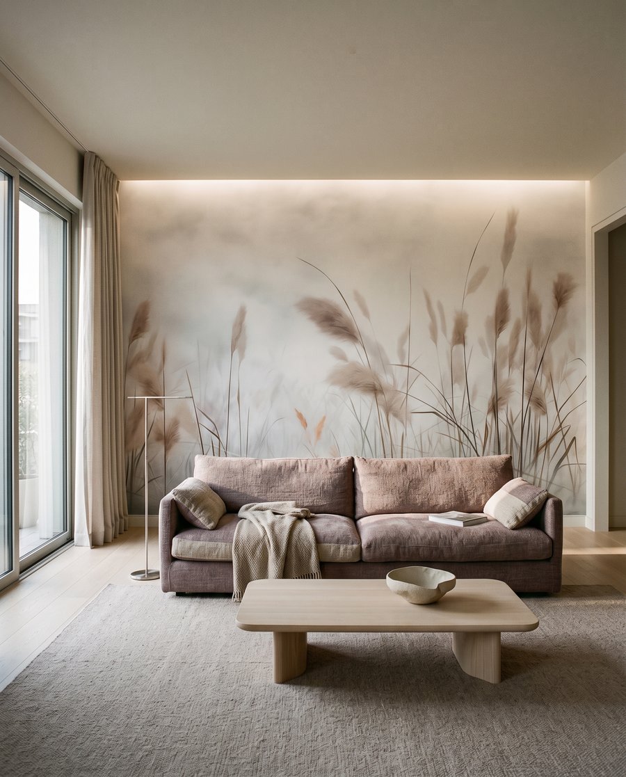 Braune Rispen im Dunst — Interieur 5