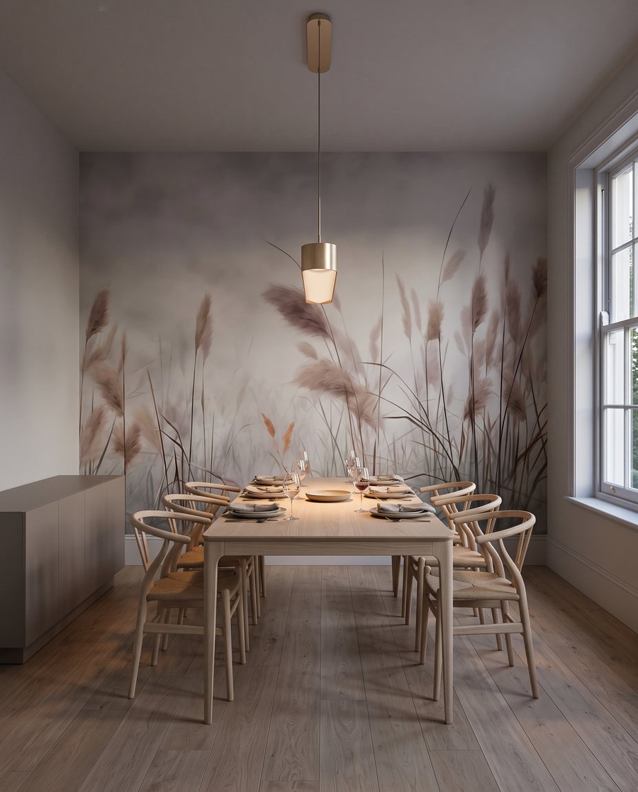 Braune Rispen im Dunst — Interieur 8