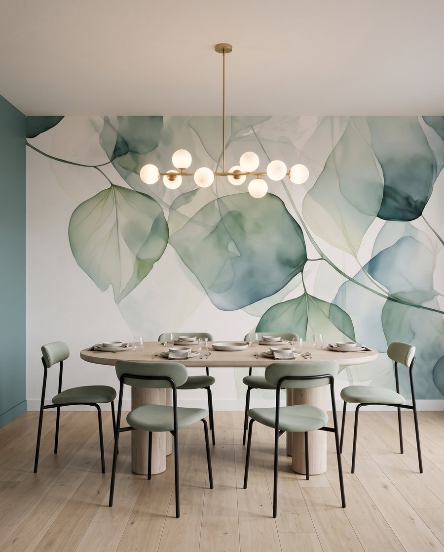 Durchscheinende runde Blätter — Interieur 7