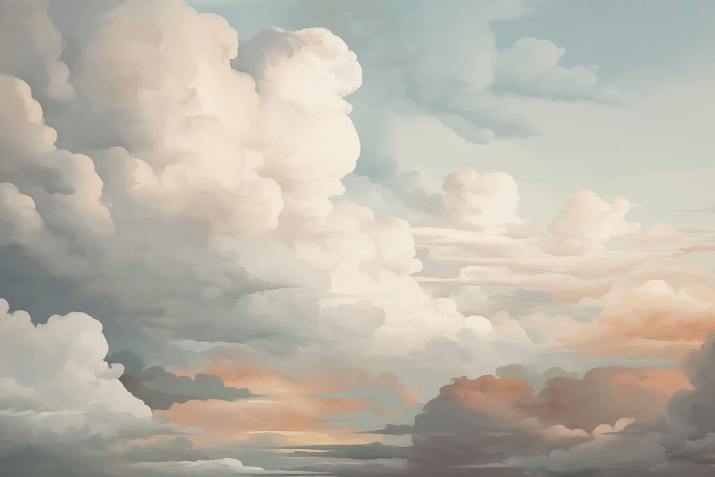 Wolkenhimmel — ganzes Design