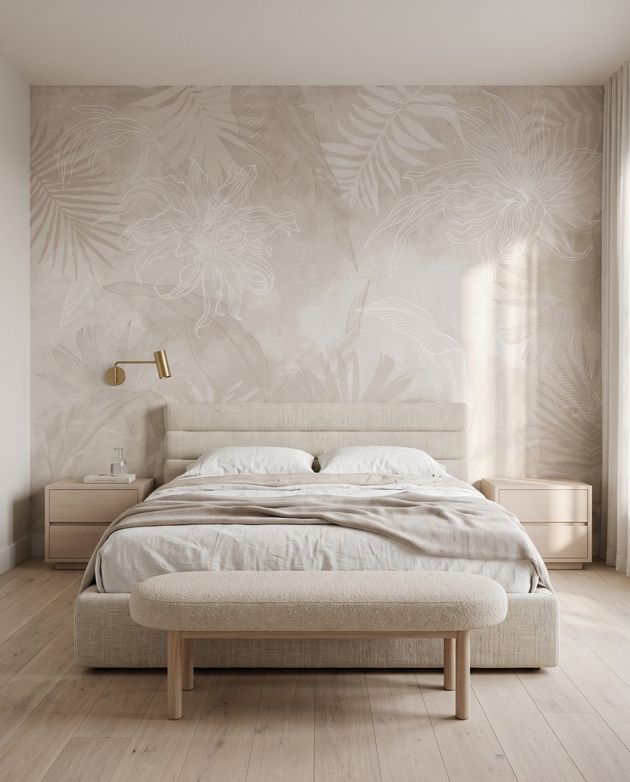 Verblasste Tropenblätter — Interieur 2