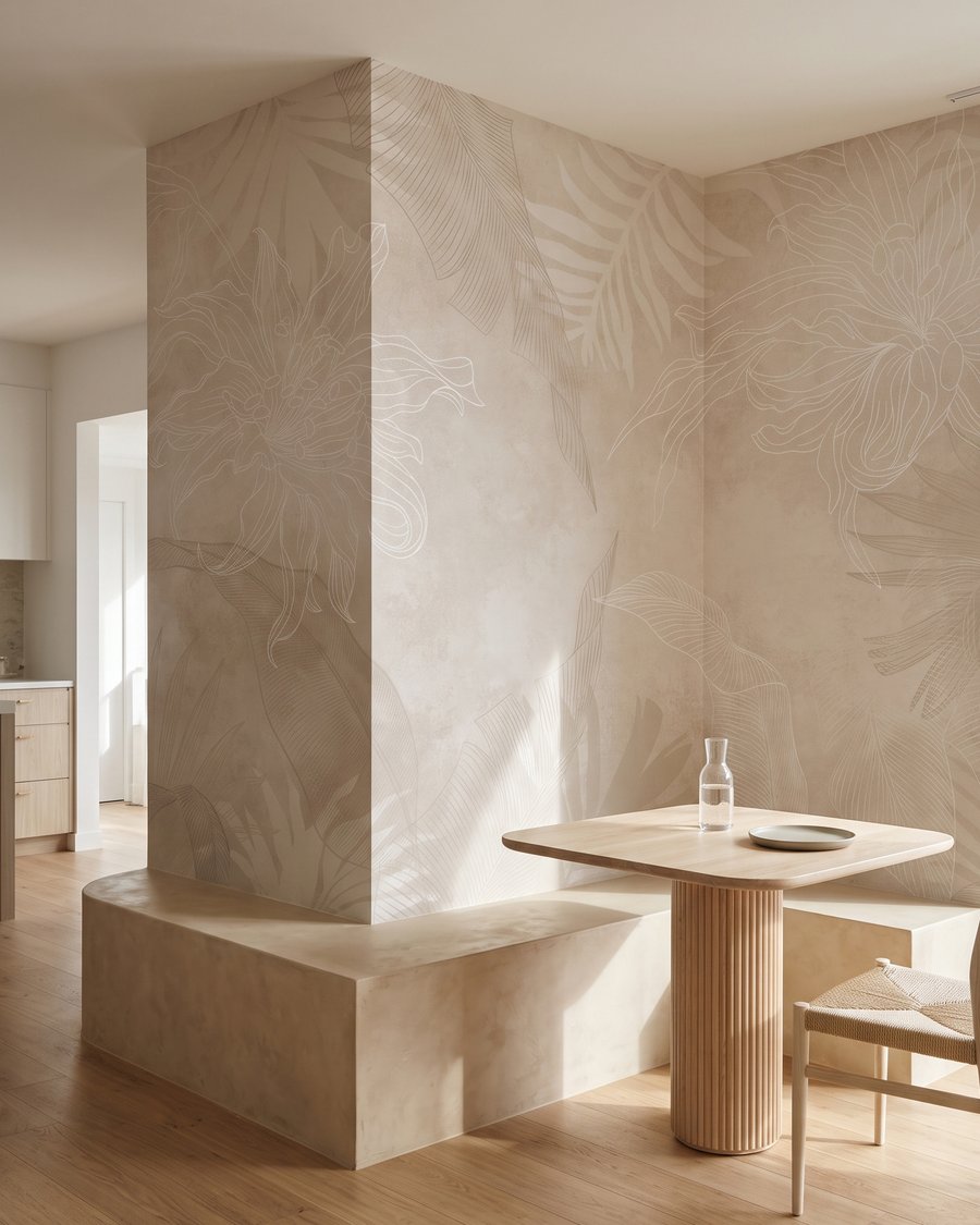 Verblasste Tropenblätter — Interieur 8