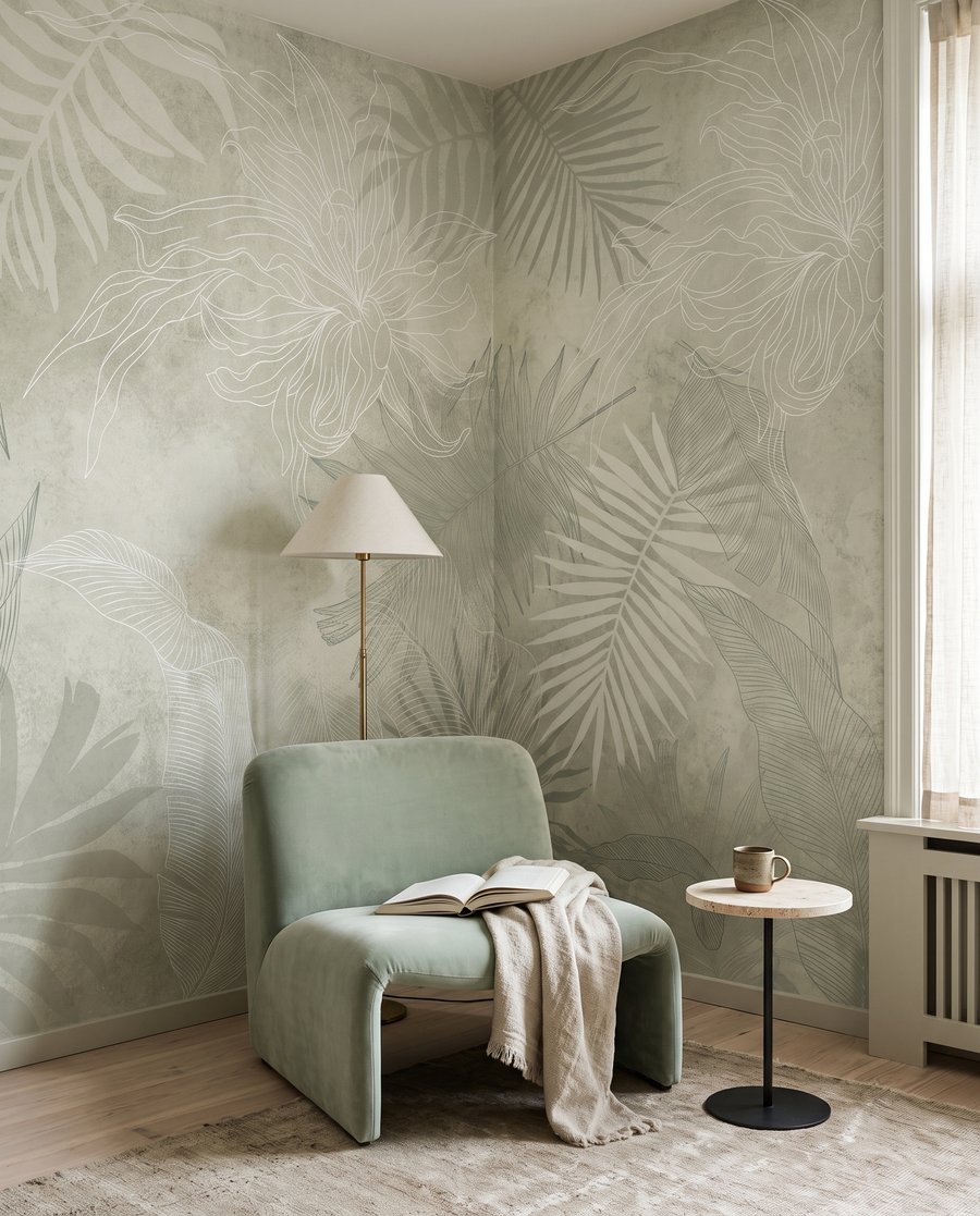 Verblasste Tropenblätter — Interieur 2