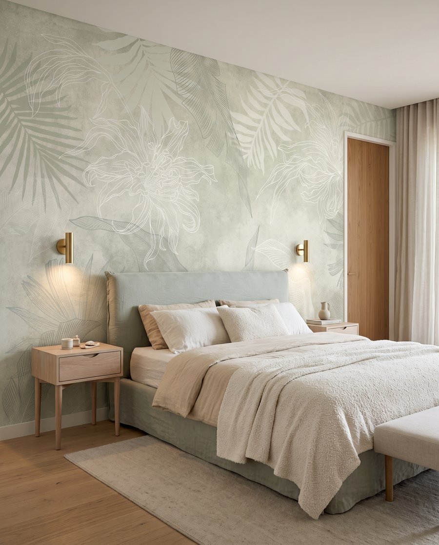 Verblasste Tropenblätter — Interieur 3