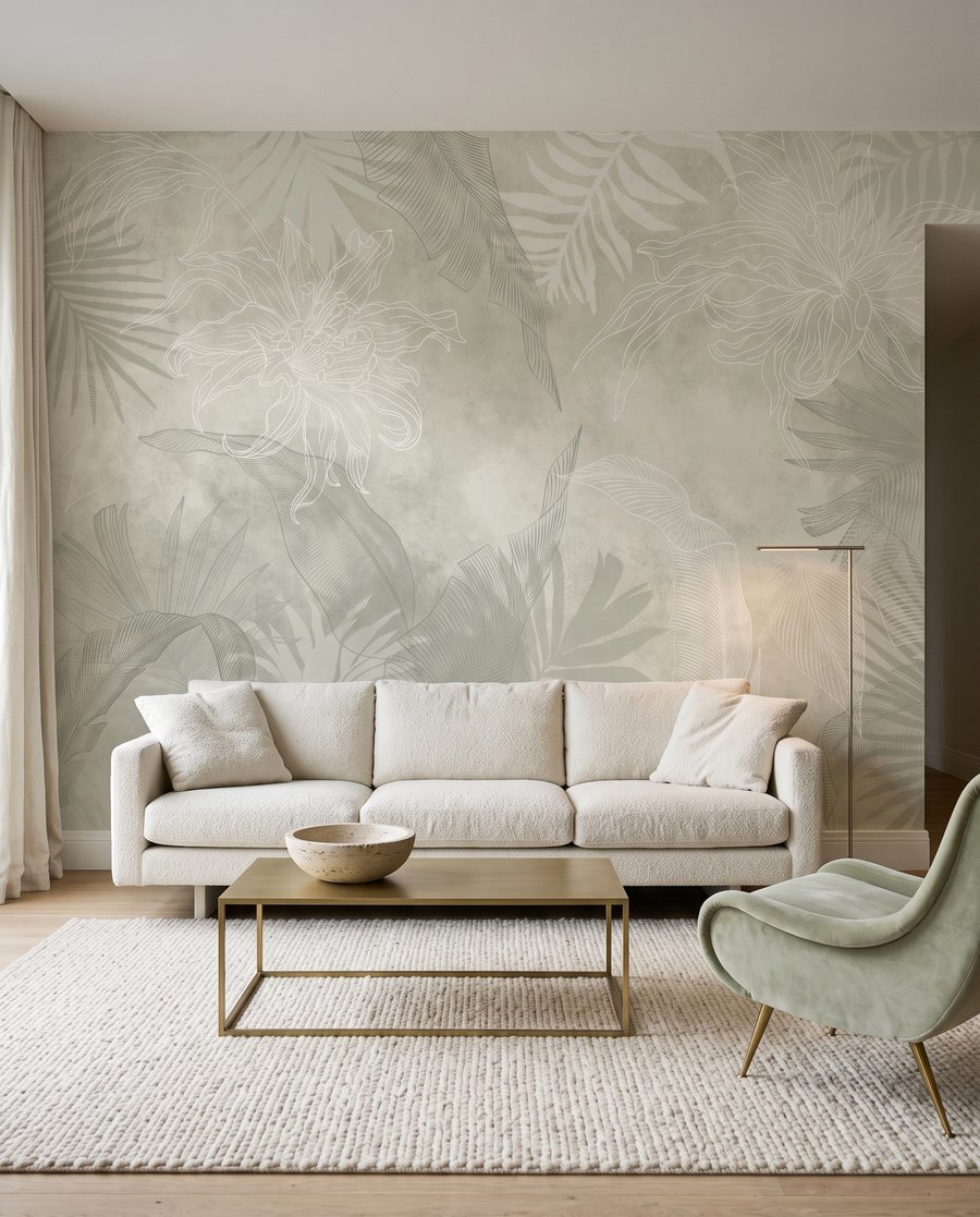 Verblasste Tropenblätter — Interieur 4