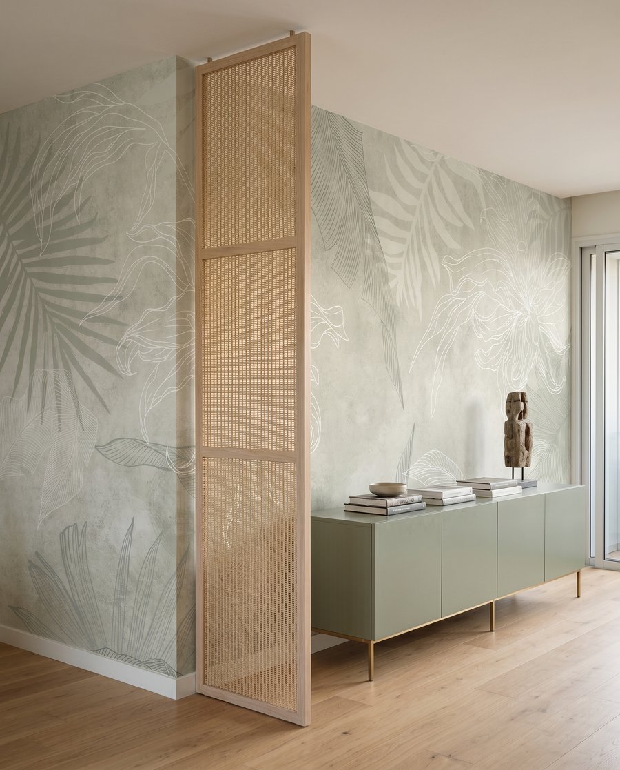 Verblasste Tropenblätter — Interieur 1