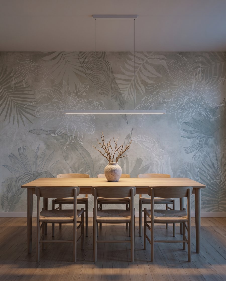 Verblasste Tropenblätter — Interieur 7