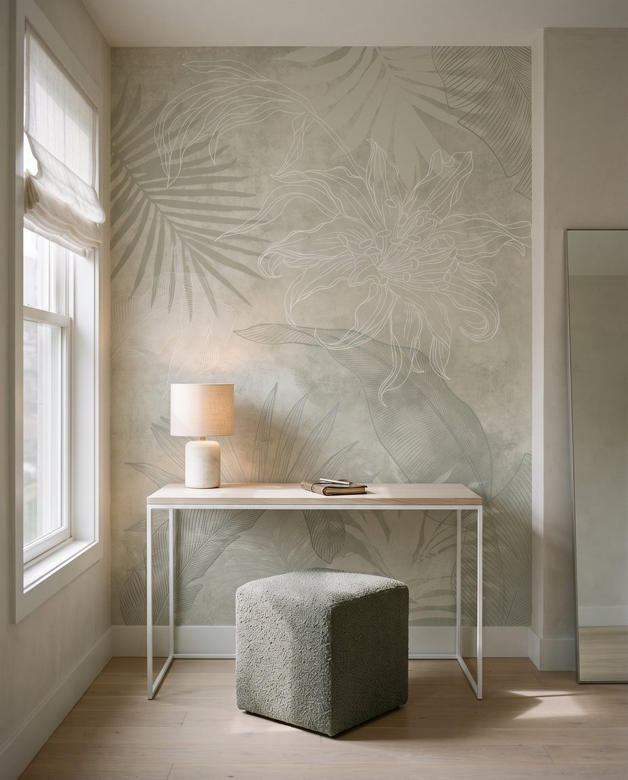 Verblasste Tropenblätter — Interieur 9