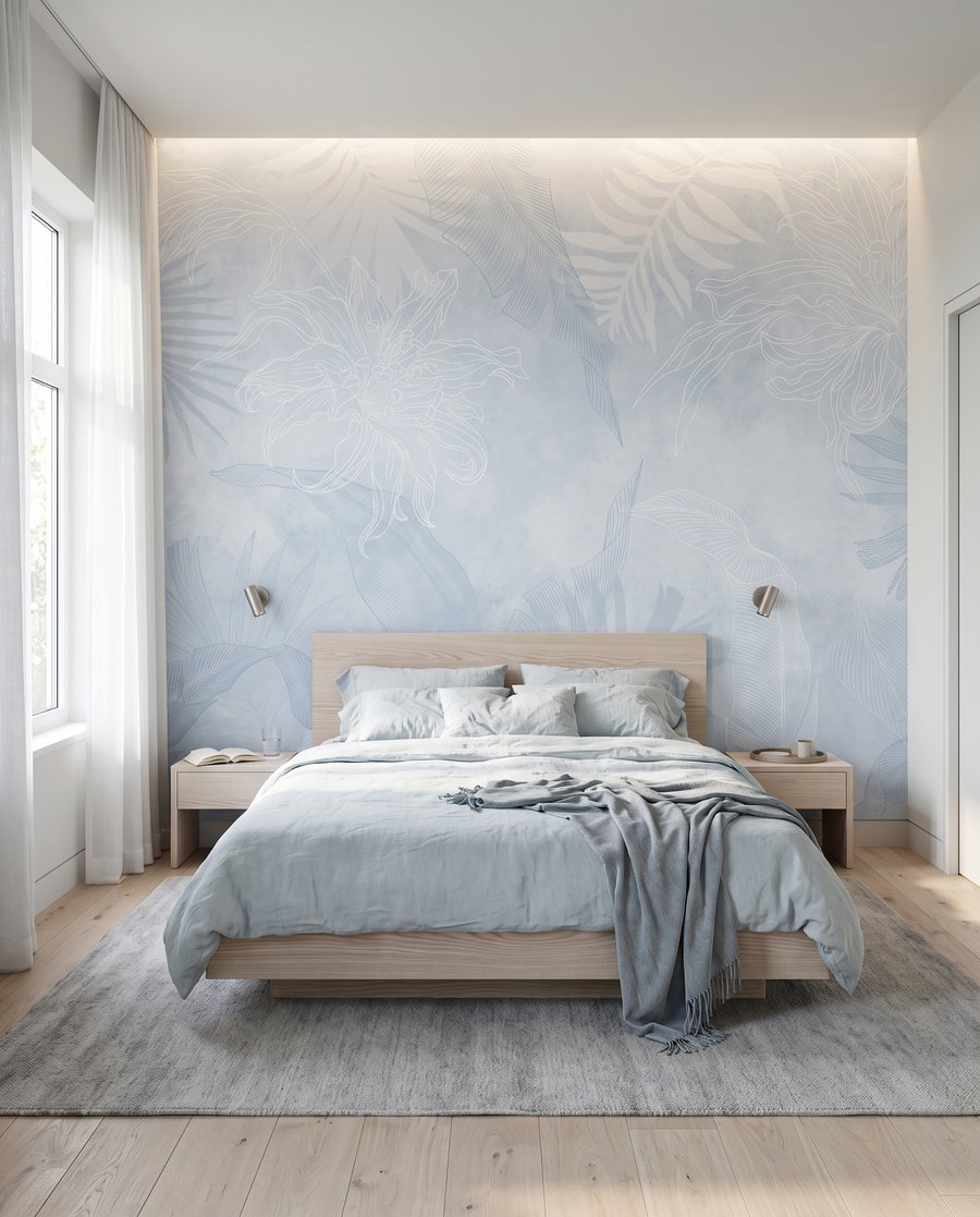 Verblasste Tropenblätter — Interieur 2