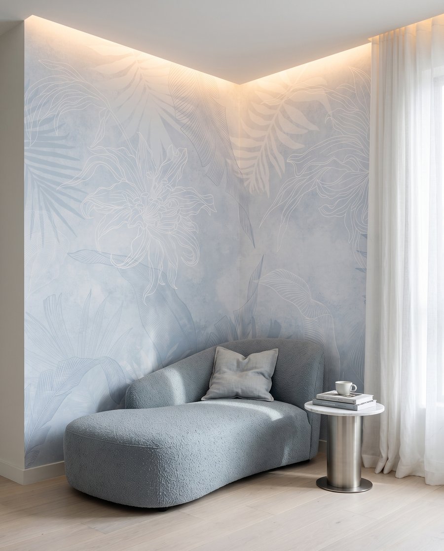 Verblasste Tropenblätter — Interieur 3