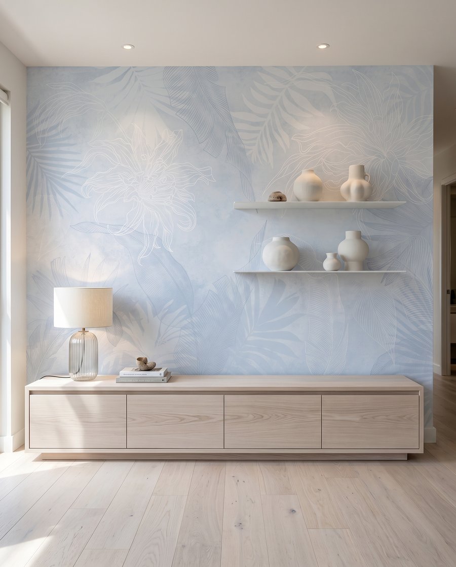 Verblasste Tropenblätter — Interieur 1