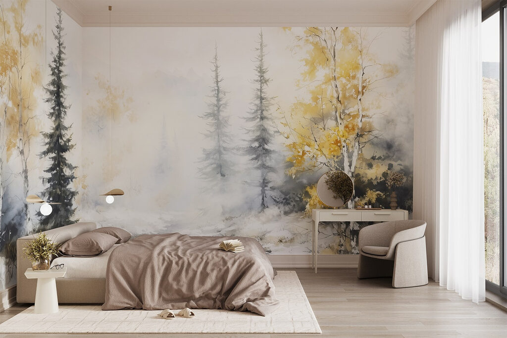 Winterbach in Aquarell — Interieur 1