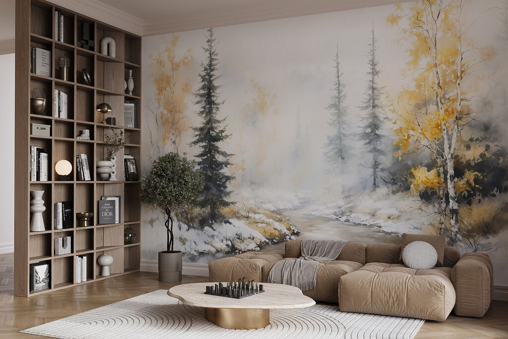Winterbach in Aquarell — Interieur 3