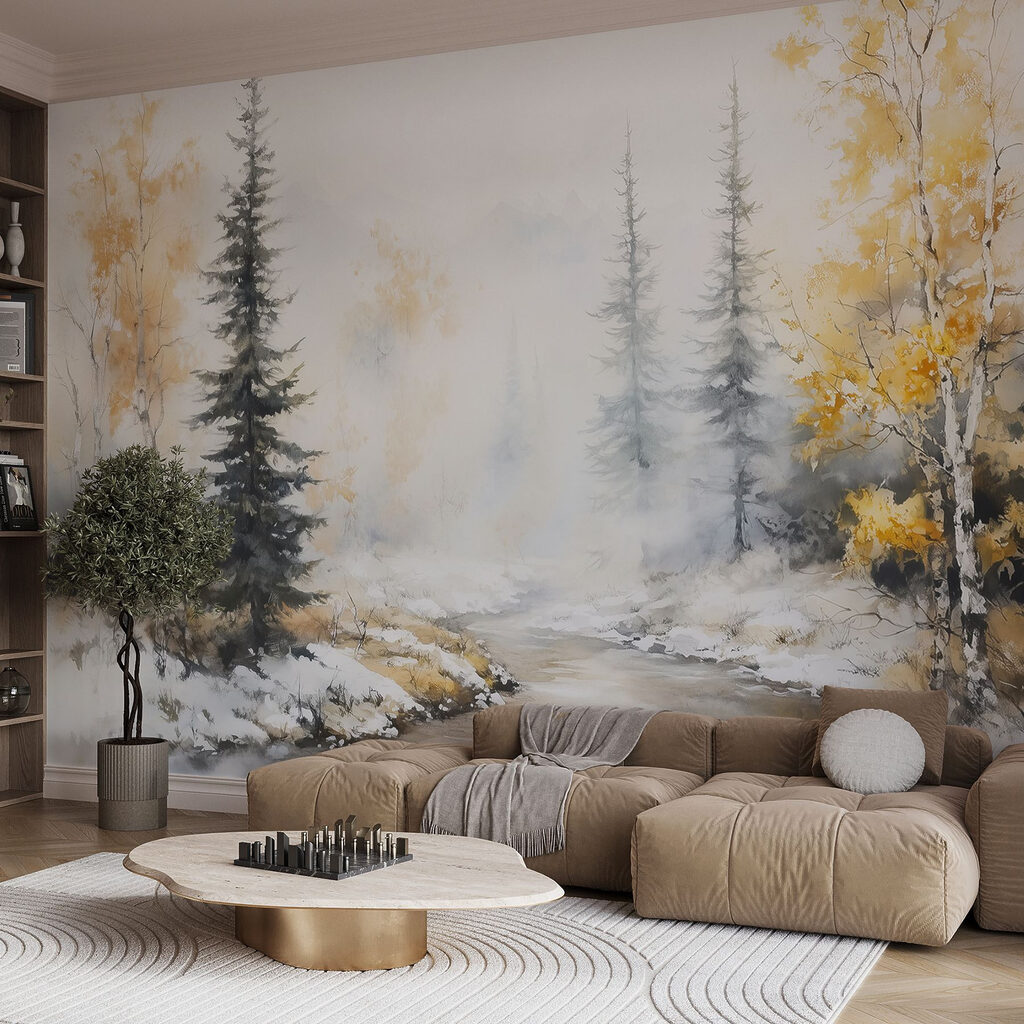 Winterbach in Aquarell — Interieur 5