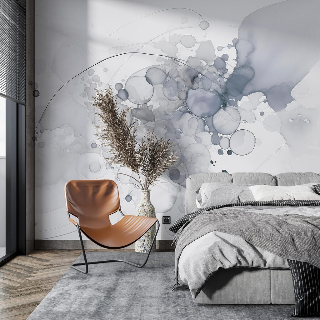 Blasen und feine Bögen in einem Interieur