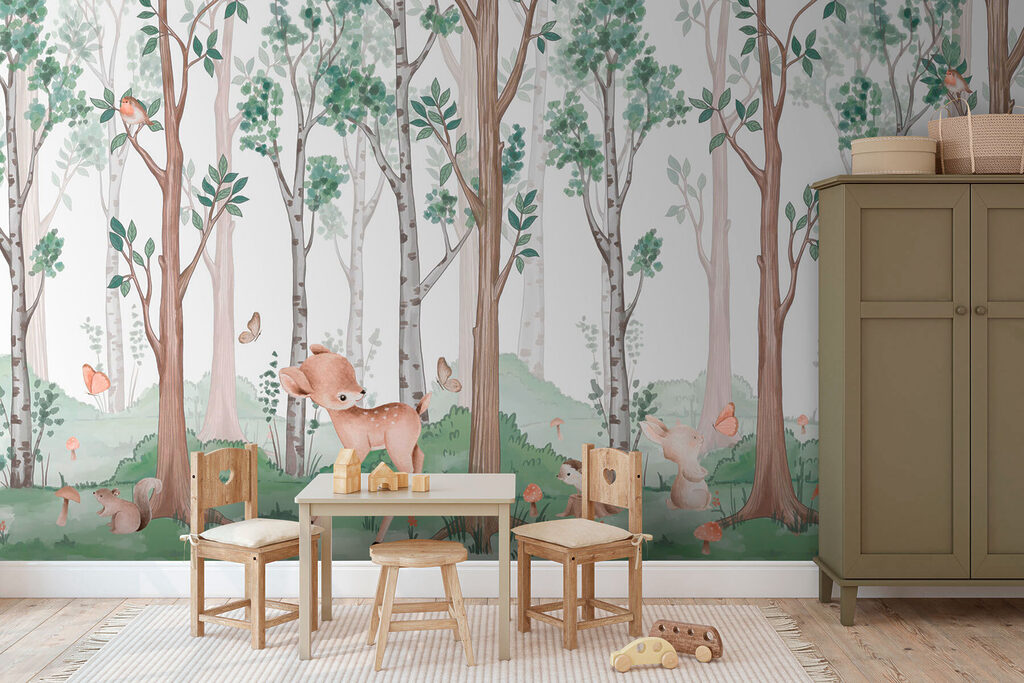 Hirsche im Wald — Interieur 1