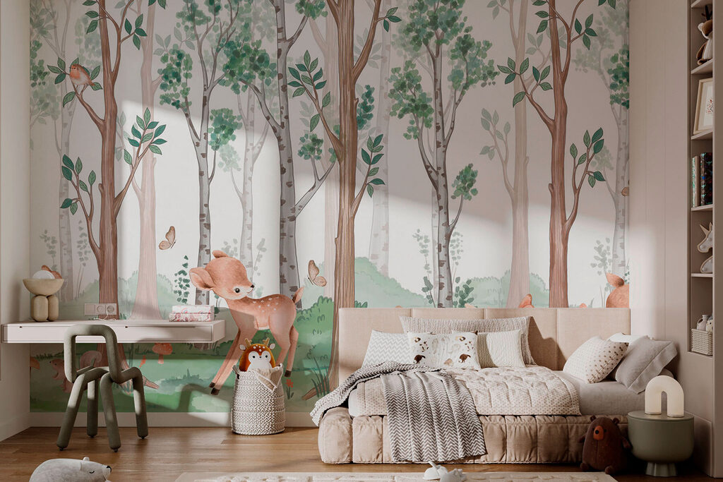 Hirsche im Wald — Interieur 3